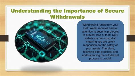 secure withdrawals